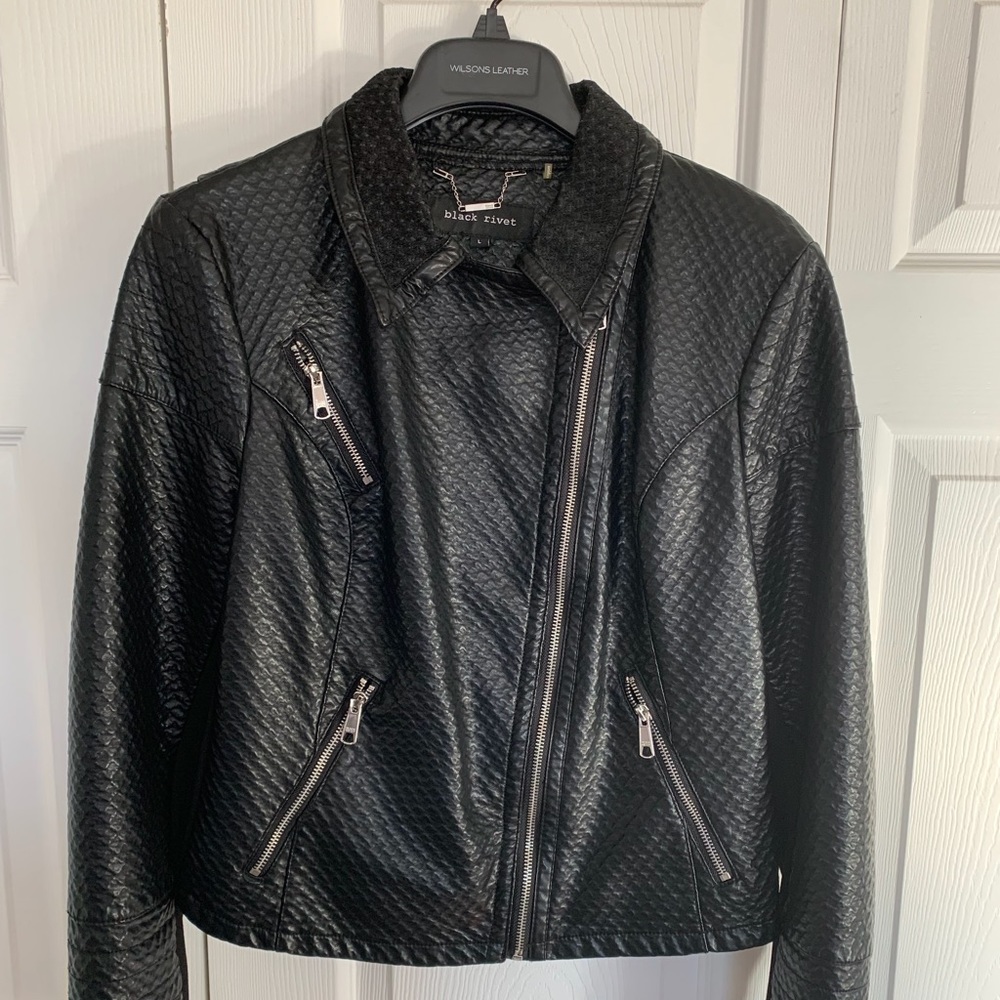 Moto jacket from Wilson’s Leather.